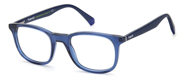 Premium Men Polaroid Eyeglasses: PLD D424 - Blue - SpecSMART Eye Clinic (Diagonal View)